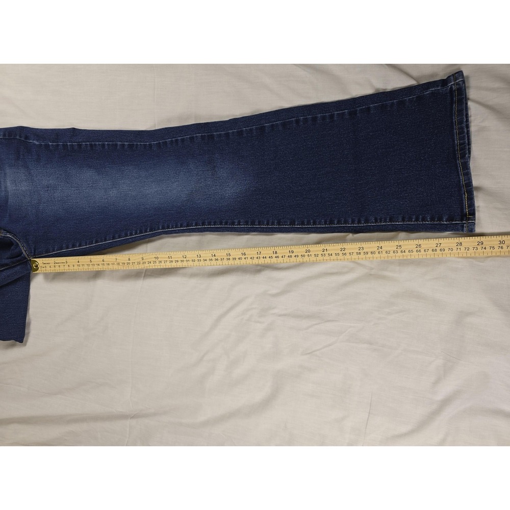 Levis 725 High Rise Bootcut Pants Womens 28 Blue Med Wash Stretch Jeans 28x30 - Picture 7 of 10